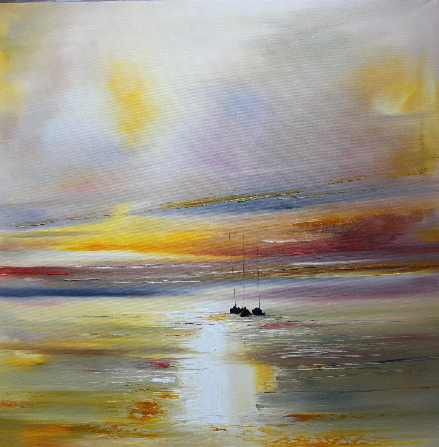 'A Path of Light on the Sea' by artist Rosanne Barr